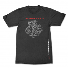 BellissiMoto "DESMOLICIOUS" Desmosedici Engine T-Shirt